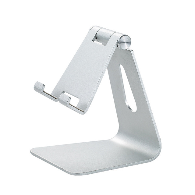 Aluminum Alloy Cell Phone Stand Foldable Angle Height Adjustable Mobile Phone Holder for Tablet
