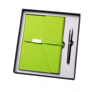 Wholesale Promotional Luxury Notebook Pen Gift Set Custom Notebook and Pen Set A5 PU Leather Cover <b>Journal</b> Gift Set With Box - Product Image 5