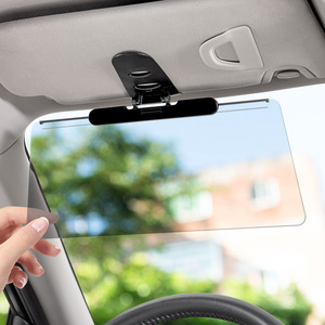 Pare-soleil de voiture rétractable anti-éblouissement avec miroir, en ABS durable, pour conducteur, protection UV quotidienne, style minimaliste - Product Image 5