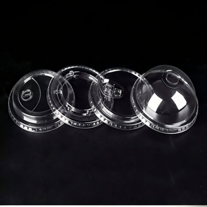 Couvercle multifonctionnel séparé en PP <span class=keywords><strong>pour</strong></span> gobelets à <span class=keywords><strong>bulles</strong></span>, café, gobelets en papier, accessoire d'emballage alimentaire jetable anti-fuite - Product Image 1