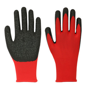 Guante DE SEGURIDAD sumergido de goma de 13g barato guantes de trabajo recubiertos de látex para la construcción al por mayor guantes de goma de látex - Product Image 6