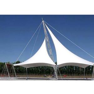 Structure de membrane tendue en PVDF au design unique pour l'extérieur, abri solaire, tente paysagère - Product Image 4