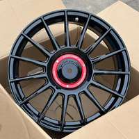 Rines de Aleación de Alta Calidad Hechos a Medida de 17-22 Pulgadas en Tamaños 5x112, 5x114.3 y 5x120 mm para Autos Icars, Rines Forjados en Negro Mate