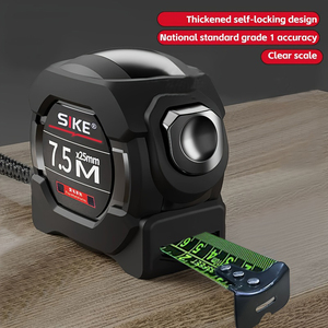 Cinta Métrica <span class=keywords><strong>de</strong></span> Acero Fluorescente <span class=keywords><strong>de</strong></span> Alta Precisión <span class=keywords><strong>de</strong></span> 5M 7.5M 10M, Autoblocante, Engrosada, Resistente al Desgaste y a las Caídas, Diseño Industrial - Product Image 3