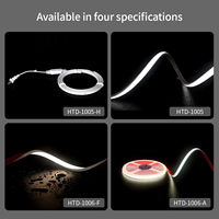 Bande LED étanche IP67, flexible, sans points lumineux, en silicone lisse, scellée, 10 mm, pour usage extérieur, DC 24V/AC 220V
