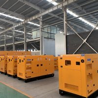 Groupe électrogène diesel silencieux triphasé Tekins 250-350 KW 50Hz 1500RPM avec ATS et alternateur en cuivre sans balais pour les usines moyennes