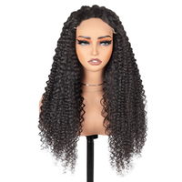 Wig Keriting Buatan Tangan Berbahan Rambut Asli Peru dengan Poni, Kepang, Online, 100% Virgin, Vendor, Double dan 5*5 Lace Wig Rambut Asli