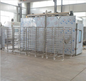 <span class=keywords><strong>Fumoir</strong></span> industriel <span class=keywords><strong>pour</strong></span> poisson, poulet, viande, saucisses, <span class=keywords><strong>granulés</strong></span> alimentaires, capacité 100 kg, 500 kg, 1000 kg - Product Image 1