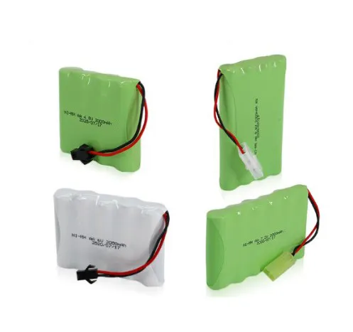 Großhandel Ni-Mh AA 4,8 V 6V 7,2 V 9,6 V 2000mAh aa nimh batterie pack mit draht stecker für power tools
