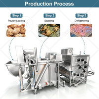 Ligne de production d'abattage de volailles ORME, équipement d'abattage de poulets, machine d'abattage automatique, prix
