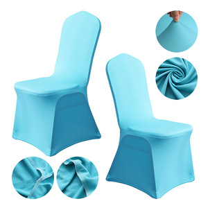 Housse de chaise de Noël en spandex blanc de qualité supérieure, housses extensibles pour chaises de banquet - Product Image 5