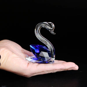 Pequeño Cisne estatuilla de cristal favores de la boda MH-D0447 - Product Image 1