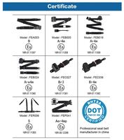 Kit complet de fixation de ceinture de siège pour fauteuil roulant, composé de 4 tracteurs + 1 courroie de tour, pour fauteuil roulant, pouces