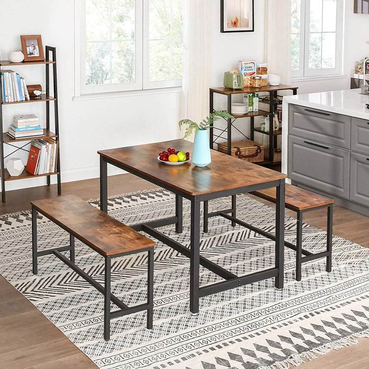 VASAGLE tavolo da pranzo in legno stile industriale sala da pranzo