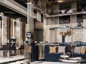 Diseño Interior Moderno para Salón de Belleza: Estaciones de Barbería Personalizadas para Hombres y Mostradores de Exhibición para Salón - Product Image 3