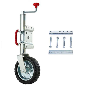 <span class=keywords><strong>Rueda</strong></span> <span class=keywords><strong>Jockey</strong></span> de acero de 10 pulgadas, Columpio de goma sólida, capacidad de 900KG, <span class=keywords><strong>caravana</strong></span>, RV, barco, remolque, piezas de gato, accesorios de nueva condición - Product Image 1