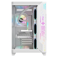 AntarcChill Wholesale Custom RGB Front Panel Gaming Glass PC Case Cabinet ATX Full Tower New Design Computer Gaming Case