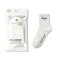 Nouveaux produits Chaussettes en coton antibactérien de niveau professionnel personnalisées en usine pour hommes chaussettes de sport