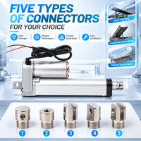 Actionneur linéaire miniature 12V 1000N Nkla22, micro-actionneur industriel DC avec supports de montage, actionneur linéaire électrique 12V 24V
