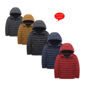 Cheap Winter Long Sleeve Boys Coats Solid Color Autumn winter Warm Children Cotton Thick Warm Winter Jackets Kids 2952