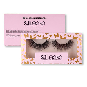 Faux <span class=keywords><strong>cils</strong></span> végétaliens 3D en vison, <span class=keywords><strong>cils</strong></span> vaporeux en œil <span class=keywords><strong>de</strong></span> chat, volume court, bande complète, boîte à <span class=keywords><strong>cils</strong></span> - Product Image 3