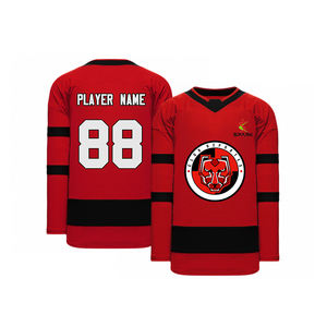 Заводские фирменные хоккейные майки с логотипом, популярная одежда для хоккея с шайбой для взрослых, популярная сублимационная хоккейная форма - Product Image 2