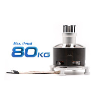 Kit moteur BLDC 154120 80KG de poussée avec hélice et contrôleur de moteur pour grand drone, paramoteur et parapente