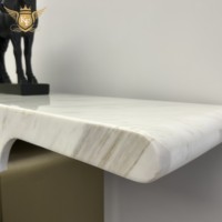 Table console étroite au design contemporain moderne pour derrière le canapé, meuble de salon ou de couloir