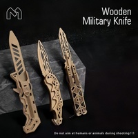 Puzzle en bois massif pour enfants, jouet CSGO, modèle de puzzle 3D, couteau pliant, modèle de couteau militaire fait main, cadeau, modèle CSGO