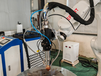 Sistema de Láser de Fibra con Brazo Robótico CNC de Grado Industrial de 2000W, 3000W, 6000W para Reforzamiento de Superficies Metálicas, Reparación de Revestimientos y Soldadura