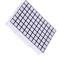 39.9*57.2mm Blanc 11x7 carré Matrice de points 3x4mm