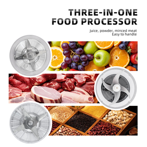 Hot bán 3 trong 1 Heavy Duty thương mại nhà bếp hộ gia đình trái cây tươi Máy Ép Trái Cây điện Bạc Crest Smoothie Mixer Máy xay sinh tố - Product Image 2