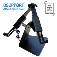 Support double pour tablette antivol de 10,1 à 13 pouces, support universel en métal pour tablette Android, support de montage pour tablette, utilisation sur bureau