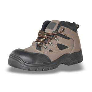 High Quality PU Leather Upper Safety Shoes With Iron <strong>Toe</strong> Supplied <strong>by</strong> Working Boots Manufacturer in China - Product Image 2
