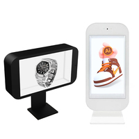 Boîte publicitaire holographique 3D de 32 pouces avec écran LCD transparent, écran tactile, utilisation en intérieur, éducation, fournisseur OEM