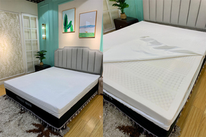 8 Inch Classical Vacuum Compress Latex <strong>Gel</strong> Roll Memory Foam Bed Mattress in a Box <strong>Royal</strong> Latex Memory Foam Mattress - Product Image 2