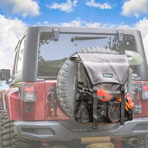 Alltop <span class=keywords><strong>4x4</strong></span> Offroad Neumático de <span class=keywords><strong>repuesto</strong></span> Bolsa de basura de almacenamiento Impermeable Durable Cubierta resistente a los arañazos con correas ajustables para vehículos - Product Image 5
