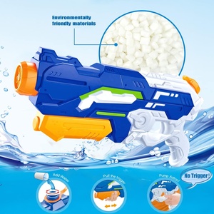 Pistolet à eau 4 en 1 Pistolet à eau à longue portée Grande capacité Jouets pour enfants Pistolets à eau pour piscine d'été Jouer en plein air - Product Image 5