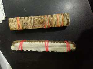 Empuñaduras de Cuchillo Hechas a Mano con Cuerno de Carnero Natural, Material Ecológico de Imitación Antigua para Arte Coleccionable y Fabricación de Cuchillos Personalizados - Product Image 3