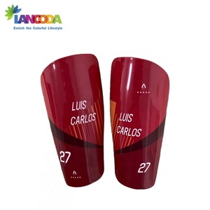 Espinillera sublimada para niños y niñas, juegos de fútbol y fútbol, equipo de protección de plástico para niños - Product Image 1