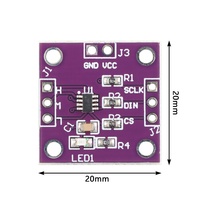 Module de potentiomètre numérique TPL0501 100K Réglable Port SPI Réglage Pont de balance Capteur monocanal Fabriqué en Chine
