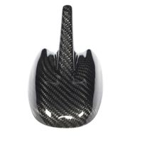 TIYPEOR Garniture d'antenne de toit en fibre de carbone pour Maserati Levante S Sport Utility 4 portes 2016 - 2017