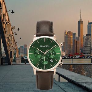 Reloj de Fábrica OEM con Correa de Acero, Resistente al Agua, de Acero Inoxidable, Clásico, de Lujo, Cronógrafo, de Cuarzo, para Hombre - Product Image 1