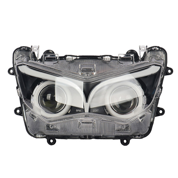 Светодиодный указатель поворота для мотоцикла, маленький налобный фонарь, запчасти для гоночных фар, фара для Yamaha Nvx Aerox 155, аксессуары