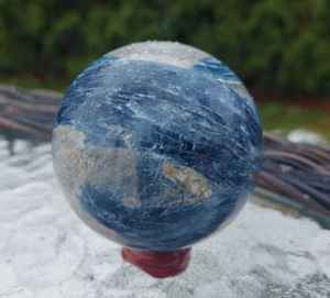 Wholesale Natural Agate Gemstone Blue Kyanite Healing Sphere Ball <b>Crystals</b> Product Type <b>Crystal</b> Ball <b>Crafts</b> Product - Product Image 4