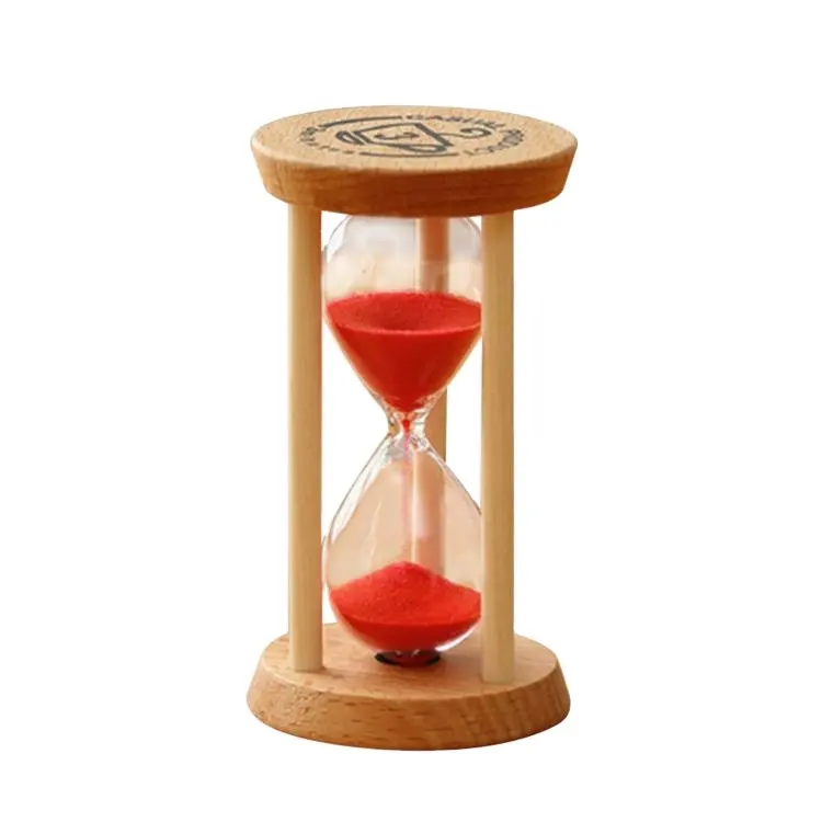 นาฬิกาทราย นาฬิกาทราย 3 นาที นาฬิกาทรงกลม นาฬิกาจับเวลาไม้