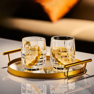 Bicchiere da Whisky di Lusso Spesso, Stile Old Fashioned, con Striature in Rilievo, per Bar e KTV - Product Image 2