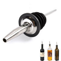 Accessoires de barman, verseurs de bouteilles de liqueur en acier inoxydable, bec verseur rapide pour alcool, huile d'olive