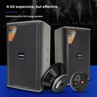 Sistem Speaker Stereo KP052 Seri 10 12 15 Inch Peralatan Audio Profesional untuk Lounge, Kafe, dan Klub KTV