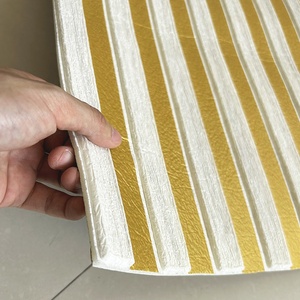 WEIDECOR autoadhesivo 3D <span class=keywords><strong>Pe</strong></span>/XPe Panel de pared de espuma impermeable pegatina de pared de espuma, decoración de papel tapiz de espuma trasera de aluminio - Product Image 2